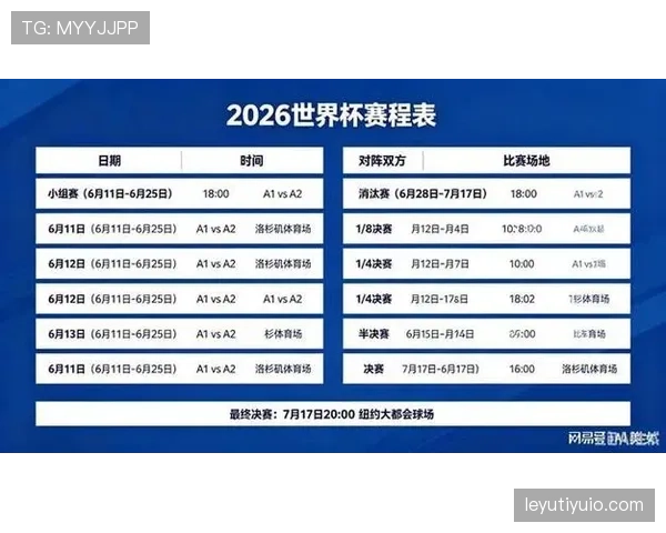2026世界杯开幕战具体日期是什么时候